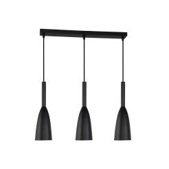 Lampa wisząca 3 czarna 3xE27 LP-181/3L BK