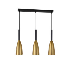 Lampa wisząca 3 złota 3xE27 LP-181/3L GD
