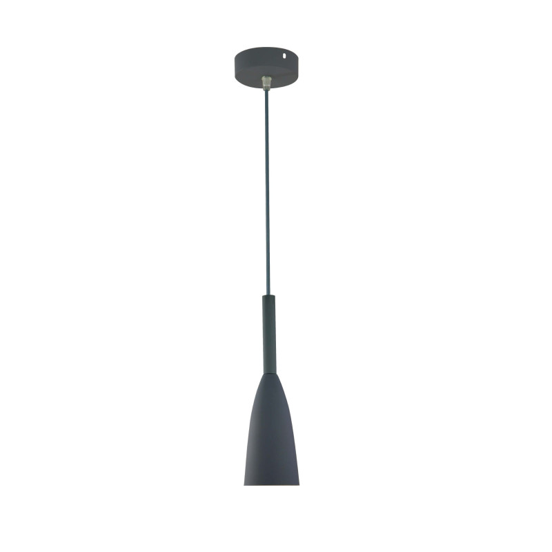 Lampa wisząca 1 szara 1xE27 LP-181/1P GR