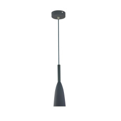 Lampa wisząca 1 szara 1xE27 LP-181/1P GR