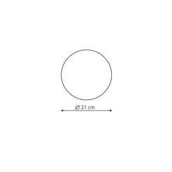 Plafon 21 cm biały LED 3000K LP-8102/1C-12W WH