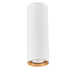 Tuba natynkowa 17 cm oczko biało - złote 1xGU10 LP-232/1D - 170 WH/GD