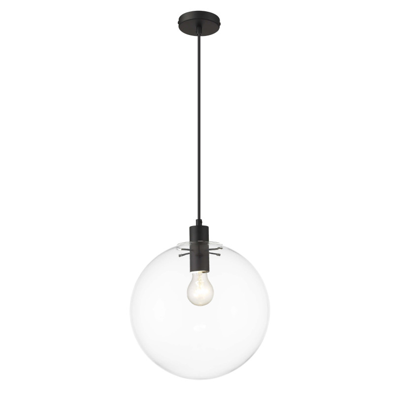 Lampa wisząca czarna 1xE27 LP-004/1P L BK