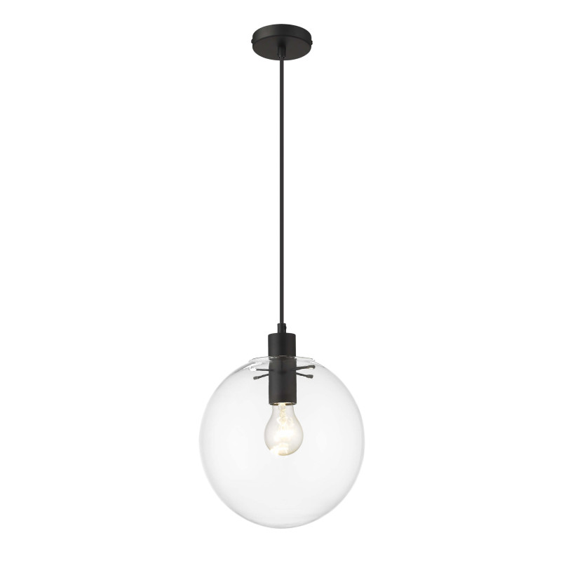 Lampa wisząca czarna 1xE27 LP-004/1P M BK