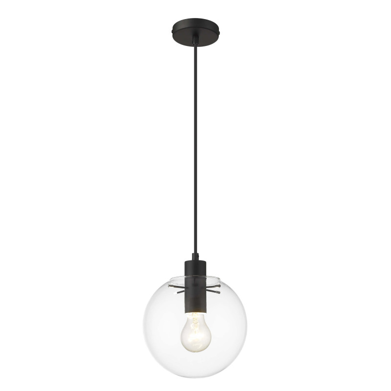 Lampa wisząca czarna 1xE27 LP-004/1P S BK
