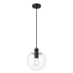 Lampa wisząca czarna 1xE27 LP-004/1P S BK