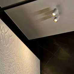 Zestaw reflektorów biały 2xGU10 LP-741/2W WH