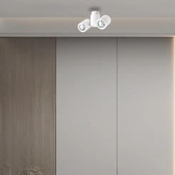 Zestaw reflektorów biały 2xGU10 LP-741/2W WH
