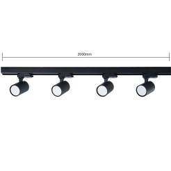 2m czarny LP-571/2M-3F BK