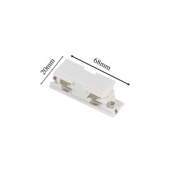 Łącznik wewnętrzny 3F biały LP-551/4 WH