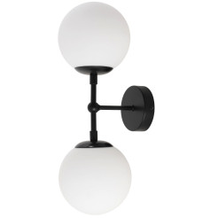 Kinkiet czarny 2xE14 LP-002/2W BK