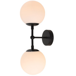 Kinkiet czarny 2xE14 LP-002/2W BK