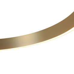 Lampa wisząca Triangle złota LED 3000K LP-033/1P S GD Triangle
