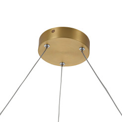Lampa wisząca Triangle złota LED 3000K LP-033/1P S GD Triangle