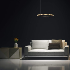 Lampa wisząca złota LED 3000K LP-033/1P S GD