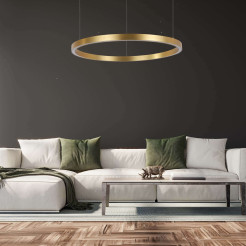 Lampa wisząca złota LED 3000K LP-033/1P L GD