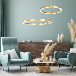 Lampa wisząca Shiny złota LED 3000K LP-033/1P L GD Shiny