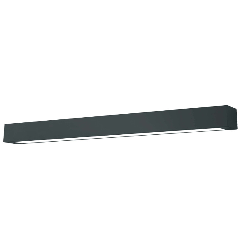 Ibros sufitowy czarny duży 24W 4000K IP44 LP-7001/1C BK-93 24/4