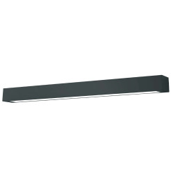 Ibros sufitowy czarny duży 24W 4000K IP44 LP-7001/1C BK-93 24/4