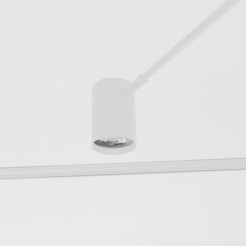 Lampa wisząca 6 biała 6xGU10 LP-731/6P WH
