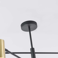 Lampa wisząca 6 złota 6xGU10 LP-731/6P GD