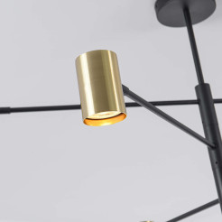 Lampa wisząca 6 złota 6xGU10 LP-731/6P GD