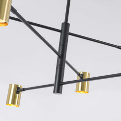 Lampa wisząca 6 złota 6xGU10 LP-731/6P GD