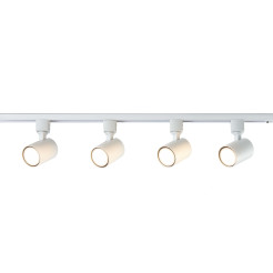 Zestaw oświetlenia szynowego SET 1F biały 4xGU10 LP-737 WH SET