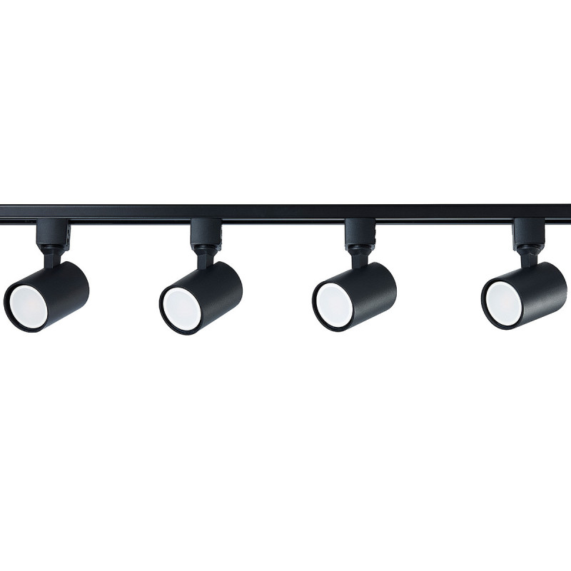 Zestaw oświetlenia szynowego SET 1F czarny 4xGU10 LP-737 BK SET