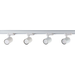 Zestaw oświetlenia szynowego SET 3F biały 4xGU10 LP-737 WH SET 3F