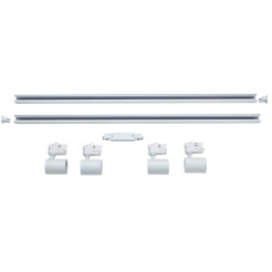 Zestaw oświetlenia szynowego SET 3F biały 4xGU10 LP-737 WH SET 3F