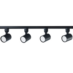 Zestaw oświetlenia szynowego SET 3F czarny 4xGU10 LP-737 BK SET 3F