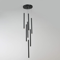 Lampa wisząca 7 czarna 7xG9 LP-894/7P BK