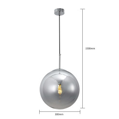 Lampa wisząca chrom 1xE14 LP-2844/1P CH