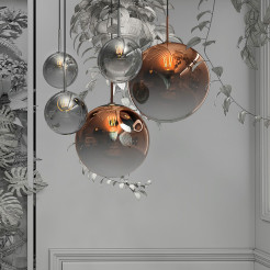 Lampa wisząca miedziana 1xE14 LP-2844/1P MI
