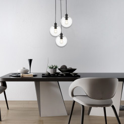 Lampa wisząca czarna 3xE27 LP-004/3P BK