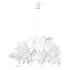 Lampa wisząca biała 1xE27 LP-3439/1P WHITE