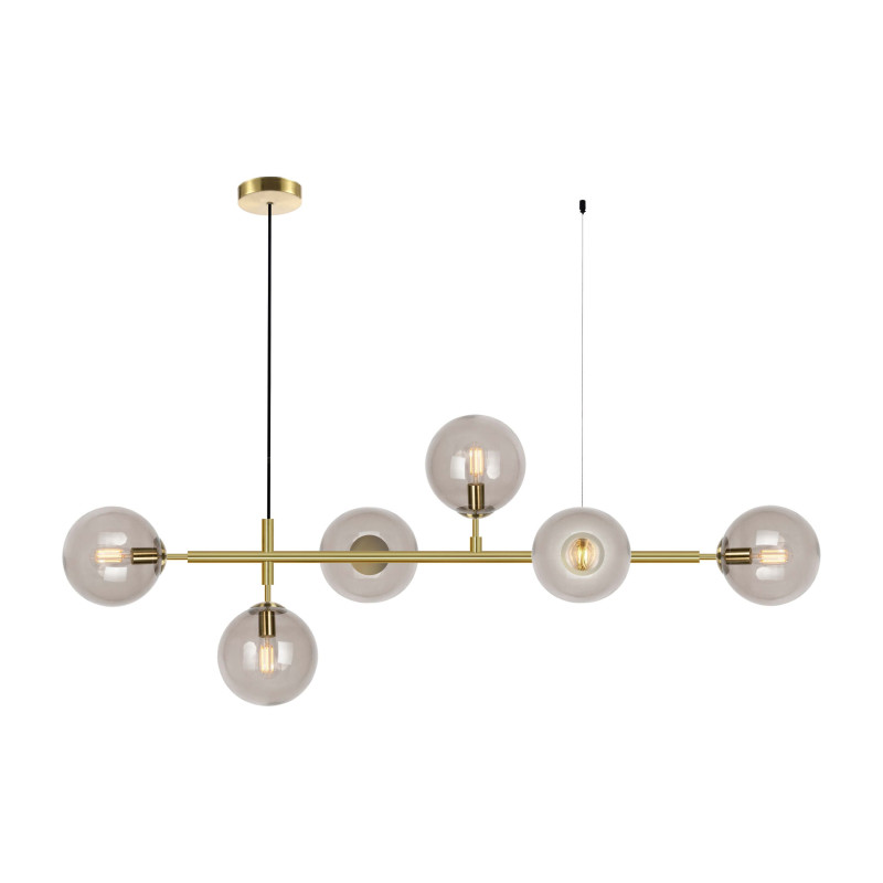 Lampa wisząca złota 6xE14 LP-005/6P TR