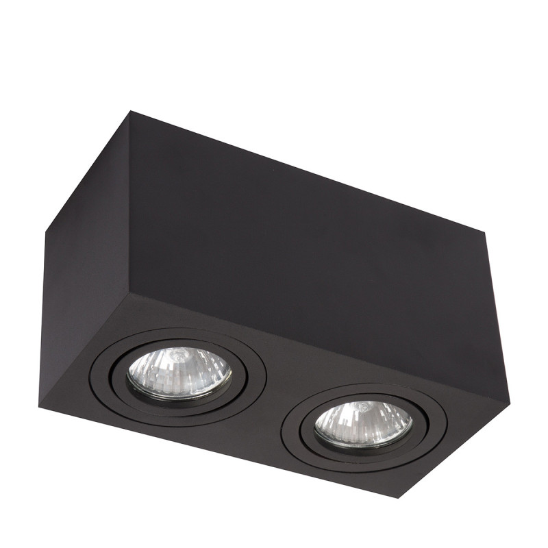 Oprawa natynkowa czarna 2xGU10 LP-5881/2SM BK