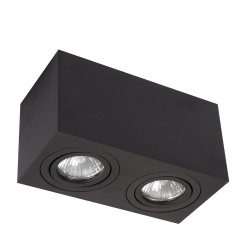 Oprawa natynkowa czarna 2xGU10 LP-5881/2SM BK