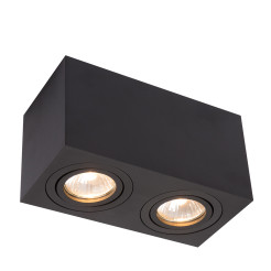 Oprawa natynkowa czarna 2xGU10 LP-5881/2SM BK