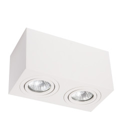 Oprawa natynkowa biała 2xGU10 LP-5881/2SM WH