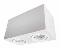 Oprawa natynkowa biała 2xGU10 LP-5881/2SM WH