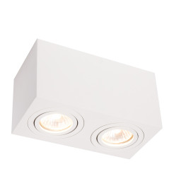 Oprawa natynkowa biała 2xGU10 LP-5881/2SM WH