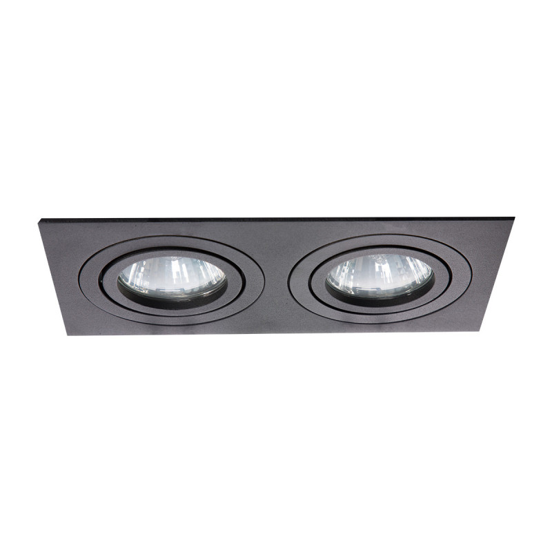 Oprawa podtynkowa 2 czarna 2xGU10 LP-2780/2RS BK