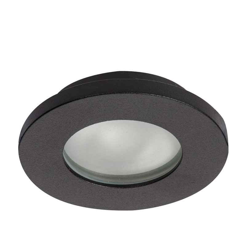 Oczko podtynkowe czarne IP65 1xGU10 LP-440/1RS BK