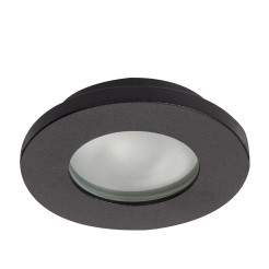 Oczko podtynkowe czarne IP65 1xGU10 LP-440/1RS BK