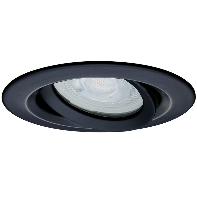 Ruchome oczko podtynkowe czarne IP65 1xGU10 LP-4425/1RM BK