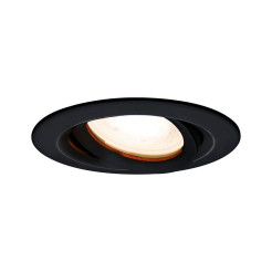 Ruchome oczko podtynkowe czarne IP65 1xGU10 LP-4425/1RM BK