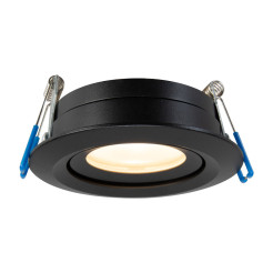 Ruchome oczko podtynkowe czarne IP65 1xGU10 LP-4425/1RM BK